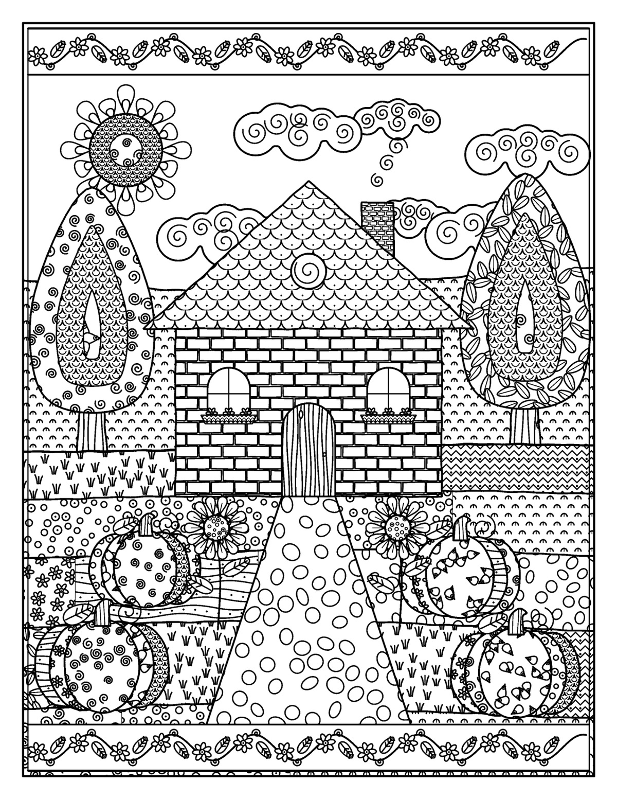 Folk Pumpkin Patch & Harvest (12 Pages) preview 2
