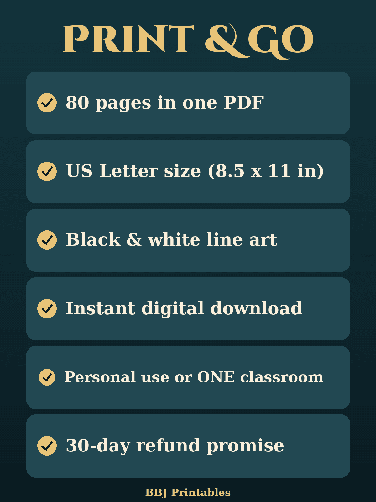 Adult Folk Art Coloring Mega Bundle (4 Books, 80 Pages) preview 4