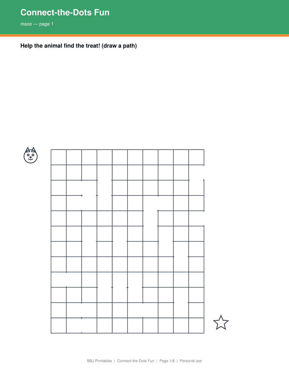 Preview of Connect-the-Dots Fun