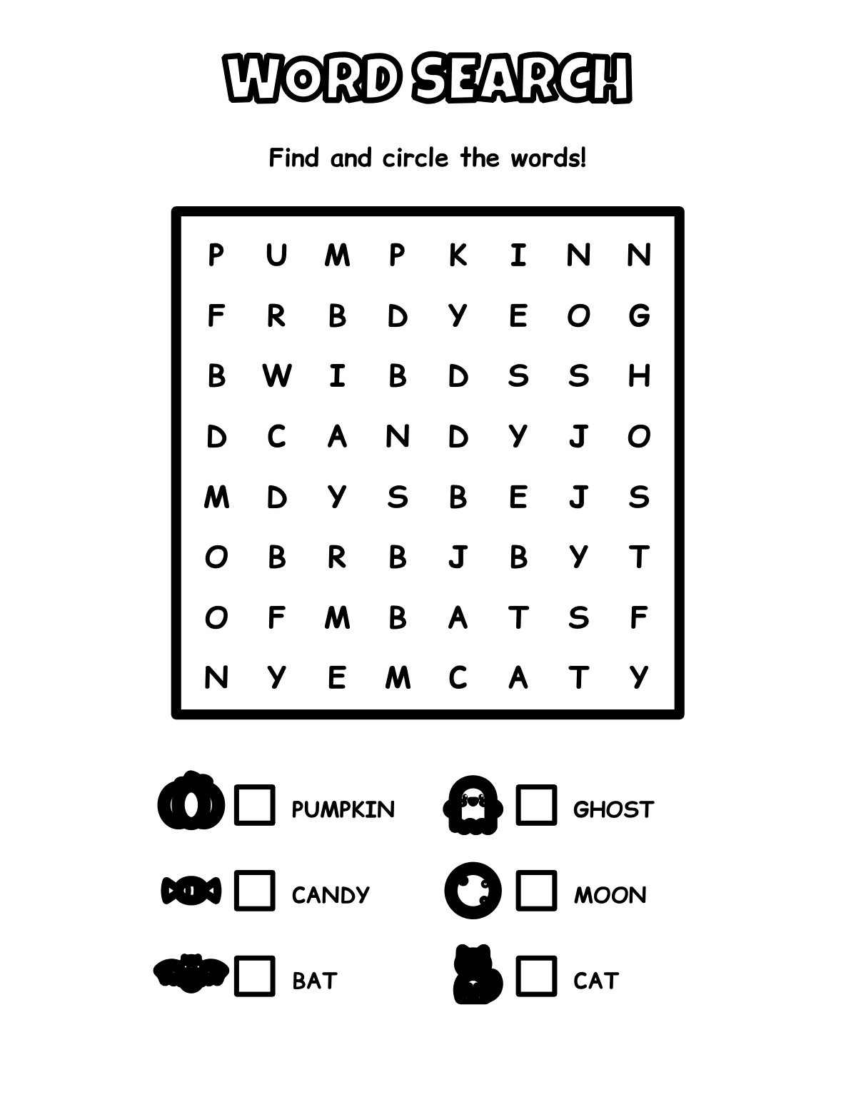Kids Halloween Class Party Pack – Classroom License (24 Pages) preview 3