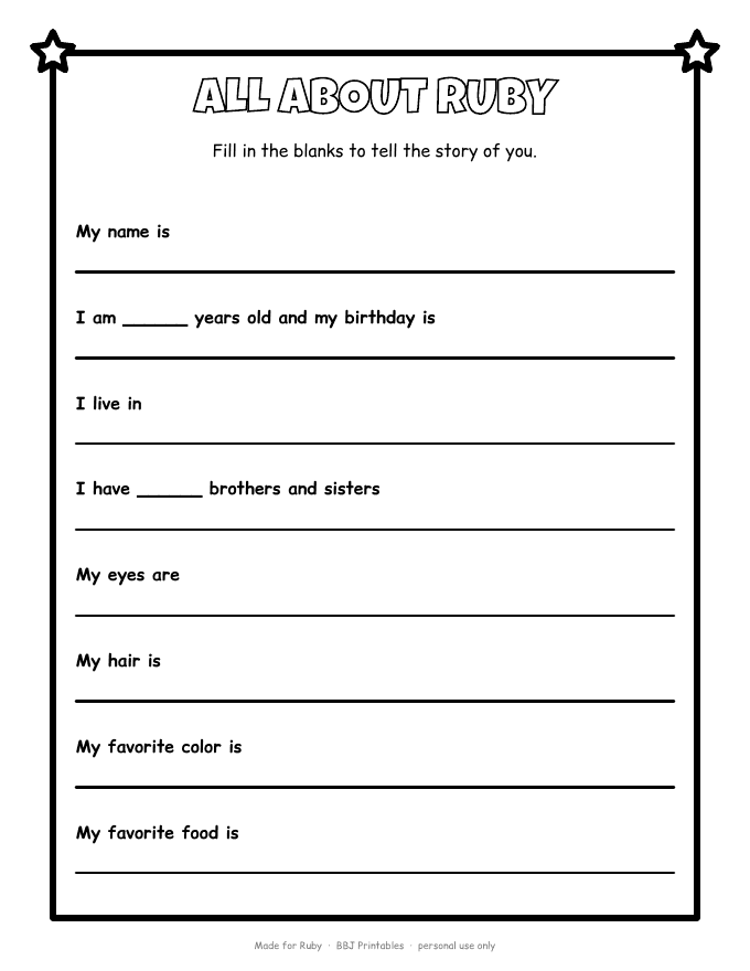 Sample: All about me