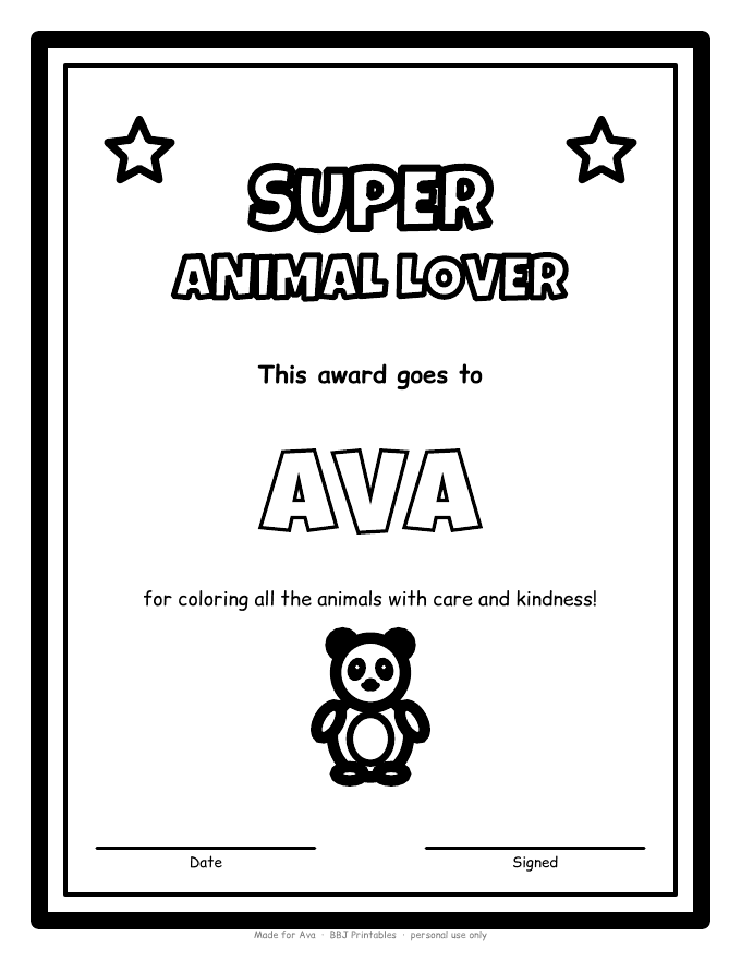 Sample: Certificate
