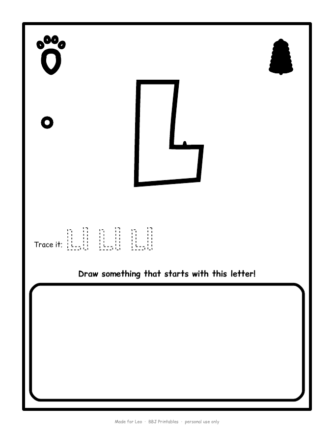Sample: Letter page