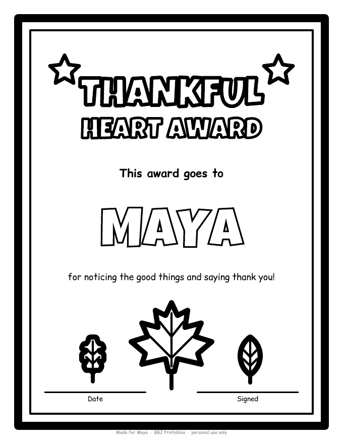 Sample: Certificate