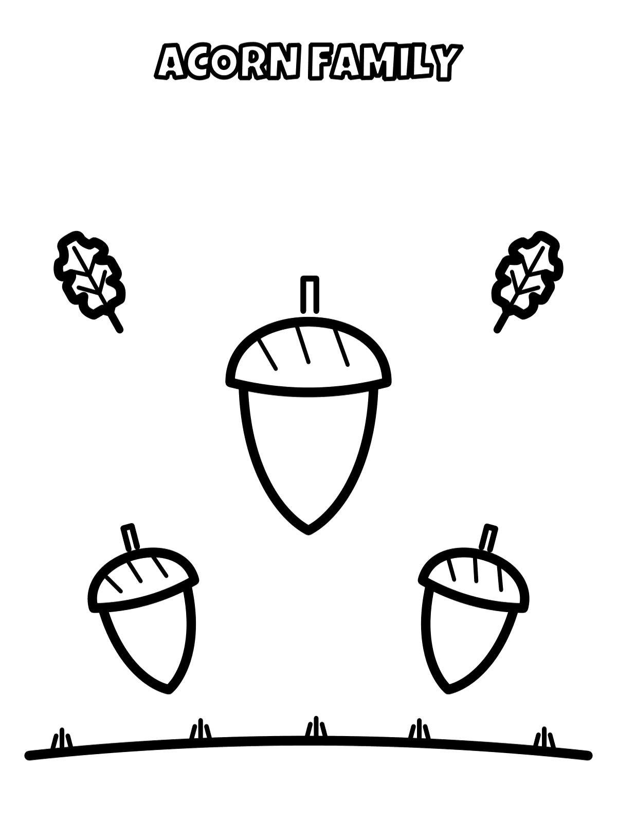 Thanksgiving Coloring Pages for Kids (25 Pages, Ages 3–8) sample page 2