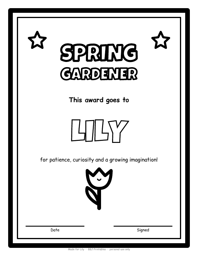 Sample: Certificate